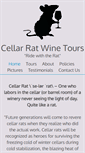 Mobile Screenshot of cellarratwinetours.com